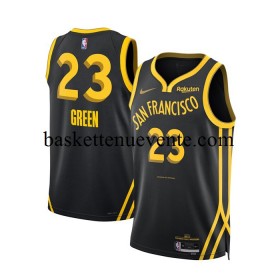Maillot Basket Golden State Warriors Draymond Green 23 Nike 2023-2024 City Edition Noir Swingman - Homme